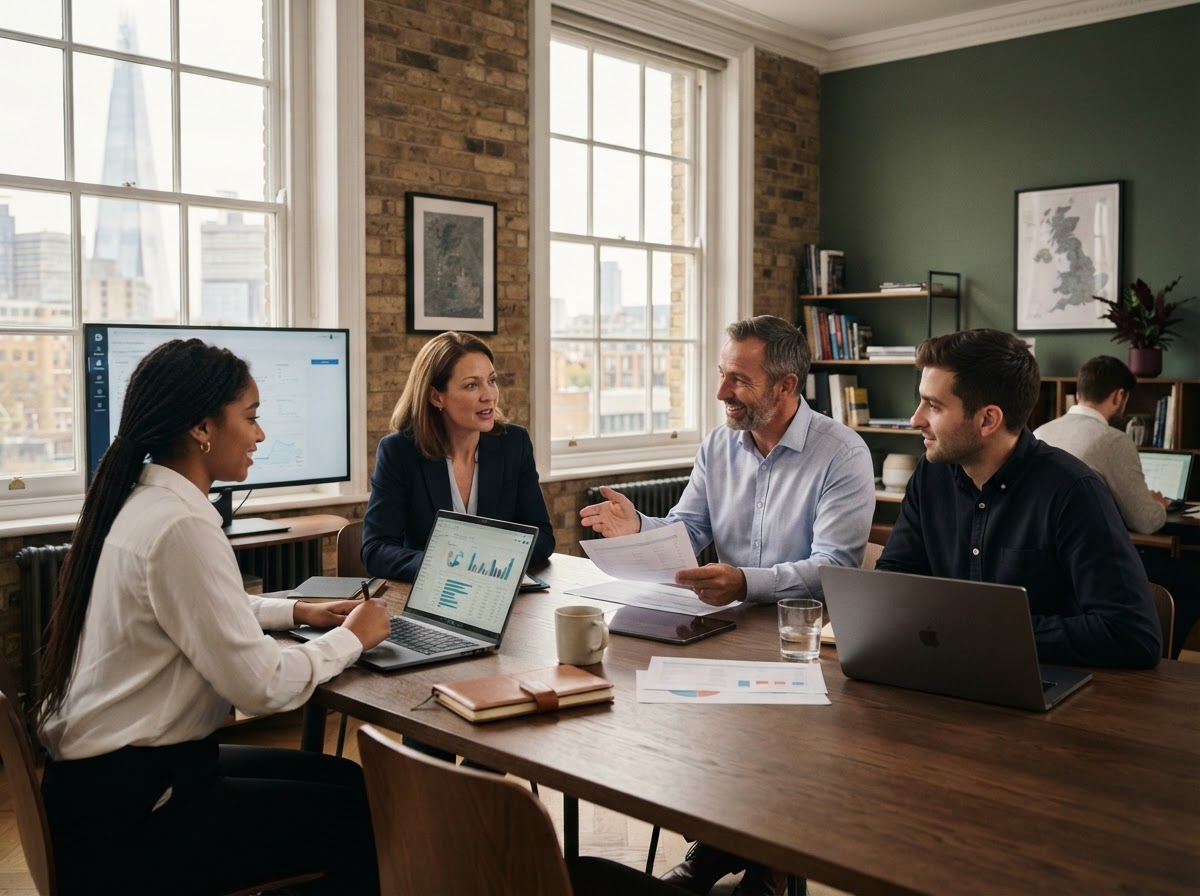 Capital Access Route analytical workspace illustrating AI-assisted investment review